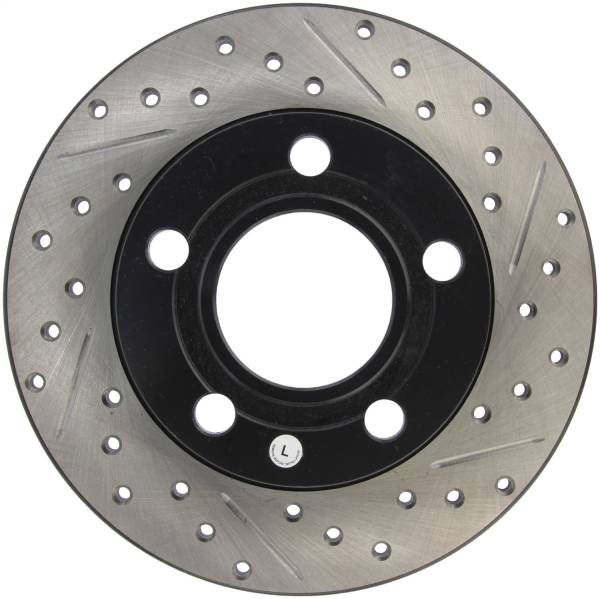 Stoptech - StopTech Sport Drilled/Slotted Brake Rotor; Rear Left