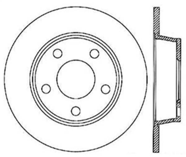 Stoptech - StopTech Sport Cryo Drilled/Slotted Brake Rotor; Rear Right