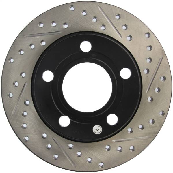 Stoptech - StopTech Sport Drilled/Slotted Brake Rotor; Rear Left
