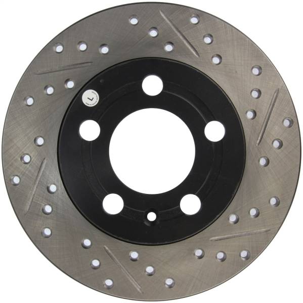 Stoptech - StopTech Sport Drilled/Slotted Brake Rotor; Rear Left