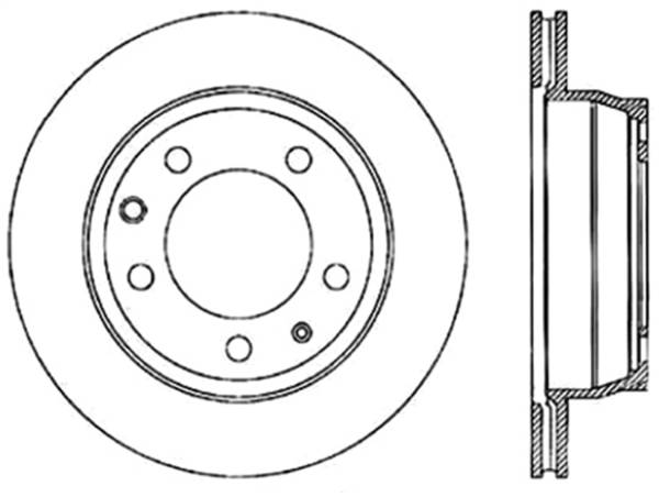 Stoptech - StopTech Sport Cryo Drilled/Slotted Brake Rotor; Rear Right