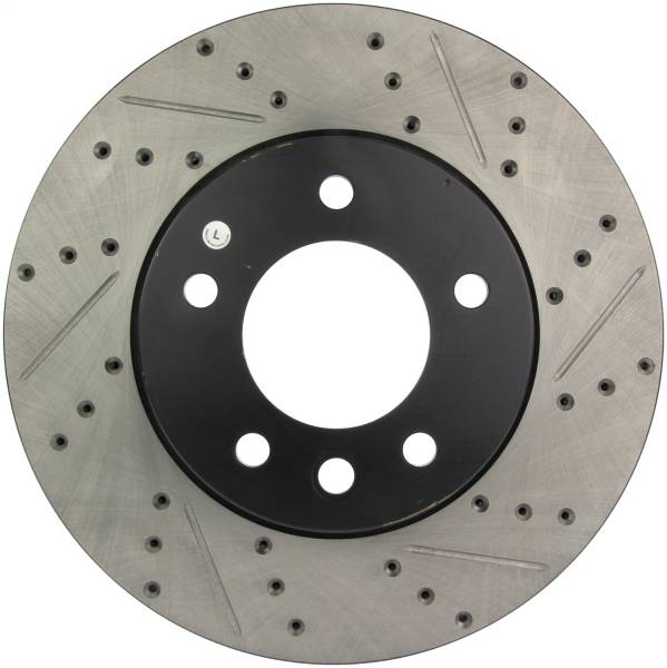 Stoptech - StopTech Sport Drilled/Slotted Brake Rotor; Front Left