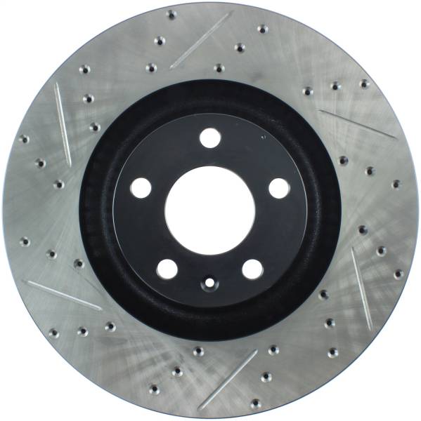 Stoptech - StopTech Sport Drilled/Slotted Brake Rotor; Front Right