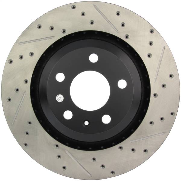 Stoptech - StopTech Sport Drilled/Slotted Brake Rotor; Rear Left