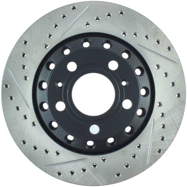 Stoptech - StopTech Sport Drilled/Slotted Brake Rotor; Rear Right