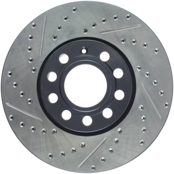 Stoptech - StopTech Sport Drilled/Slotted Brake Rotor; Front Right