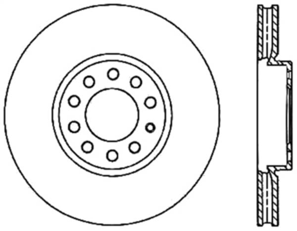 Stoptech - StopTech Sport Cryo Drilled/Slotted Brake Rotor; Front and Rear Left