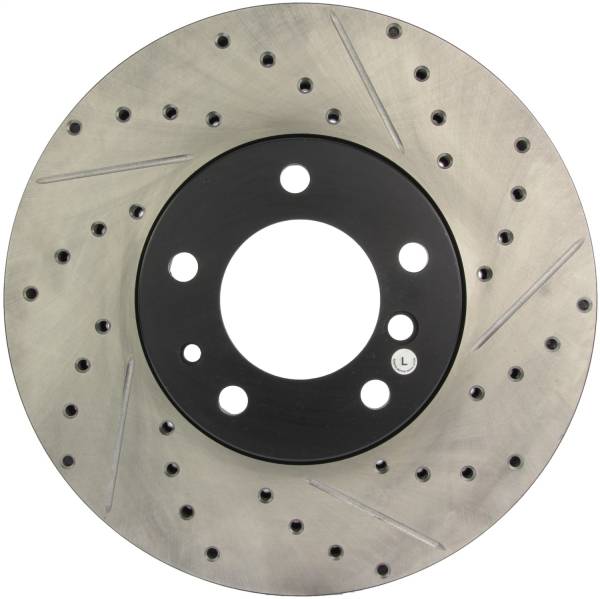 Stoptech - StopTech Sport Drilled/Slotted Brake Rotor; Front Left