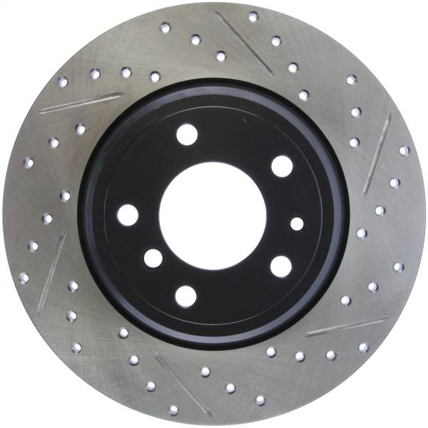 Stoptech - StopTech Sport Drilled/Slotted Brake Rotor; Rear Left