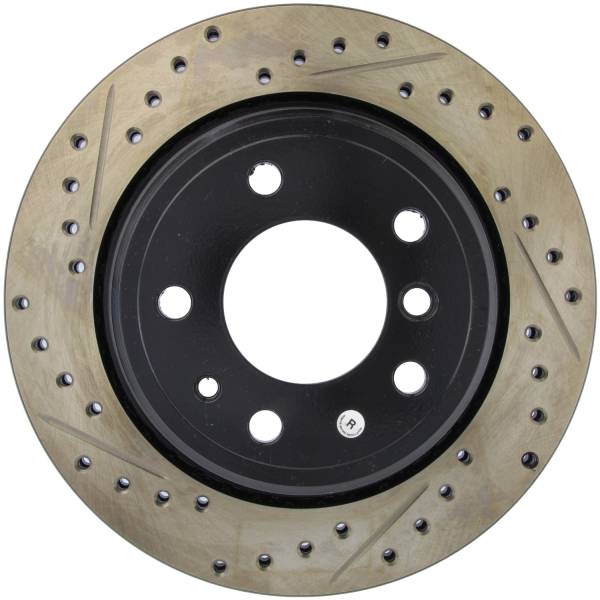Stoptech - StopTech Sport Drilled/Slotted Brake Rotor; Rear Right
