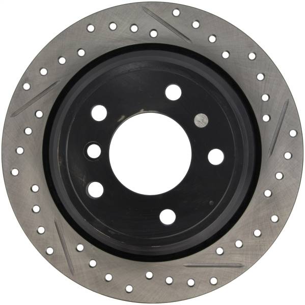 Stoptech - StopTech Sport Drilled/Slotted Brake Rotor; Rear Left