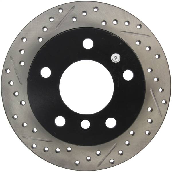 Stoptech - StopTech Sport Drilled/Slotted Brake Rotor; Rear Right