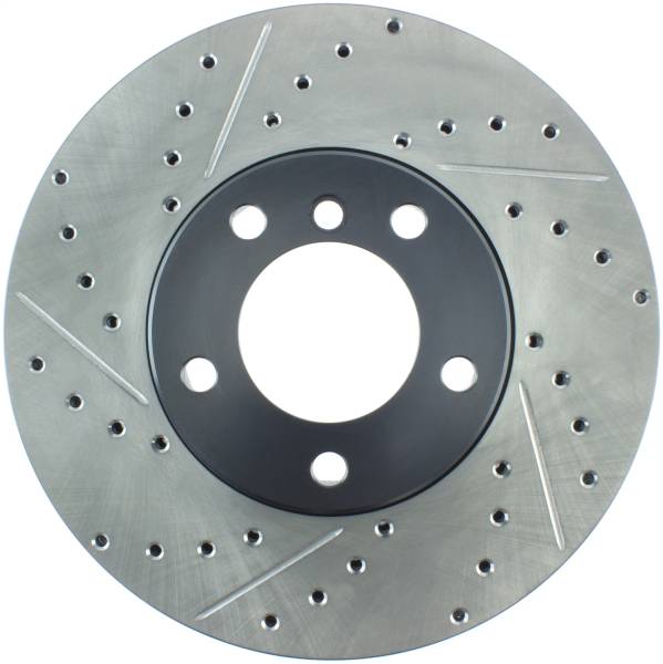 Stoptech - StopTech Sport Drilled/Slotted Brake Rotor; Front Right