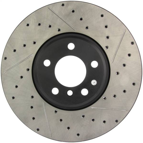 Stoptech - StopTech Sport Drilled/Slotted Brake Rotor; Front Left