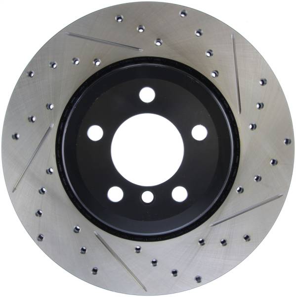 Stoptech - StopTech Sport Drilled/Slotted Brake Rotor; Rear Left