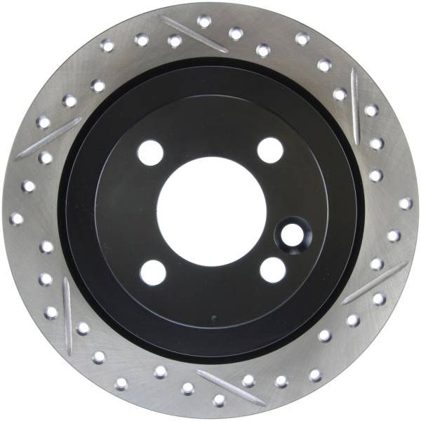 Stoptech - StopTech Sport Drilled/Slotted Brake Rotor; Rear Left