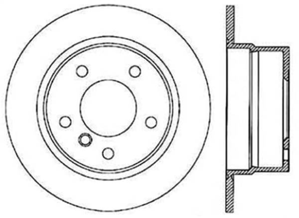 Stoptech - StopTech Sport Drilled/Slotted Brake Rotor; Rear Right