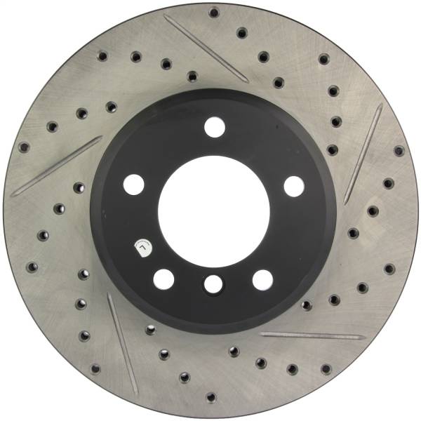 Stoptech - StopTech Sport Drilled/Slotted Brake Rotor; Front Left