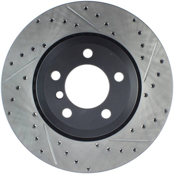 Stoptech - StopTech Sport Drilled/Slotted Brake Rotor; Rear Left
