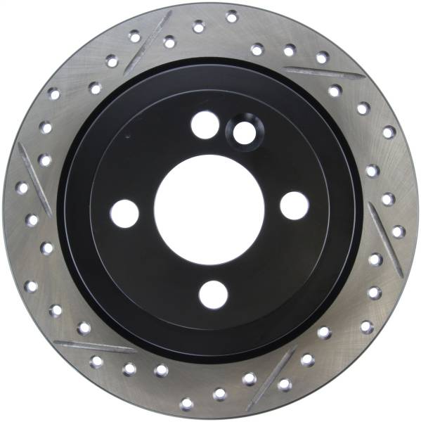 Stoptech - StopTech 07-09 Mini Cooper/Cooper S Slotted & Drilled Right Rear Rotor - 127.34094R