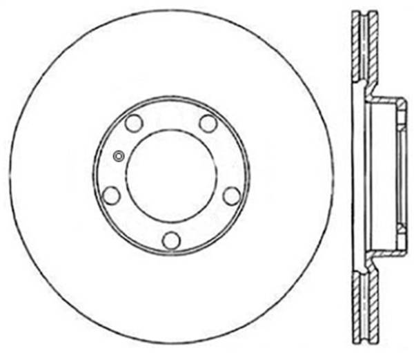 Stoptech - StopTech Sport Cryo Drilled/Slotted Brake Rotor; Front Right