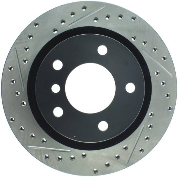 Stoptech - StopTech Sport Drilled/Slotted Brake Rotor; Rear Right