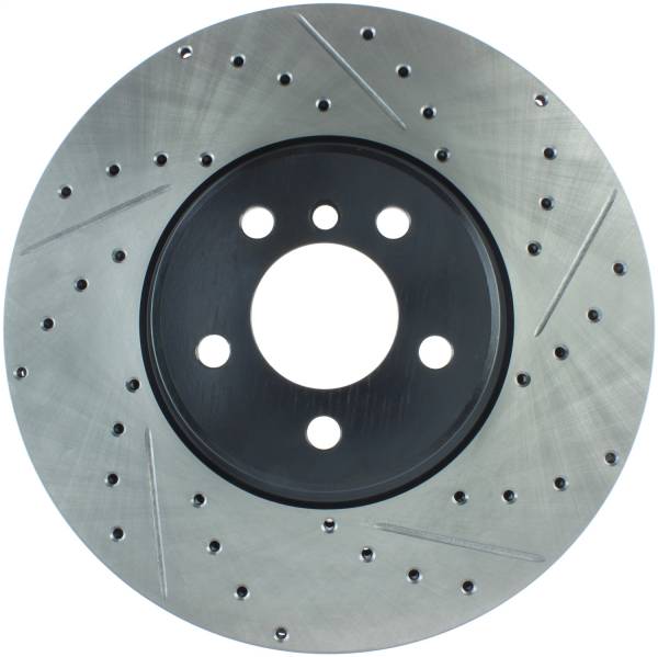 Stoptech - StopTech Sport Drilled/Slotted Brake Rotor; Front Left