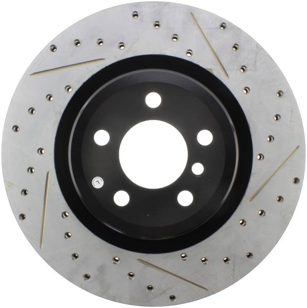 Stoptech - StopTech Sport Drilled/Slotted Brake Rotor; Rear Left