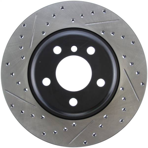 Stoptech - StopTech Sport Drilled/Slotted Brake Rotor; Front Right