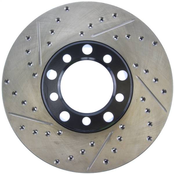 Stoptech - StopTech Sport Drilled/Slotted Brake Rotor; Front Right