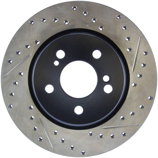 Stoptech - StopTech Sport Drilled/Slotted Brake Rotor; Rear Left