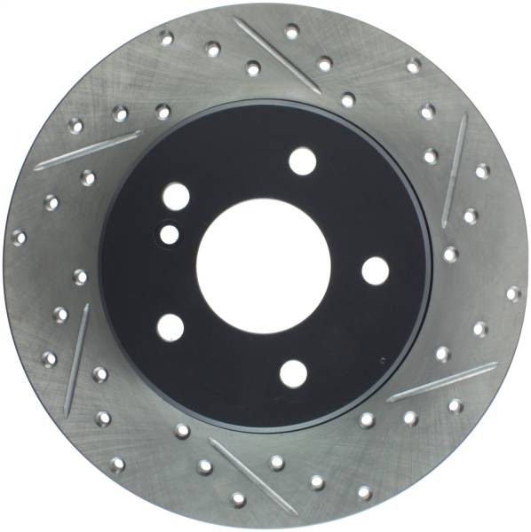 Stoptech - StopTech Sport Drilled/Slotted Brake Rotor; Rear Left