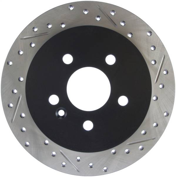 Stoptech - StopTech Sport Drilled/Slotted Brake Rotor; Rear Left