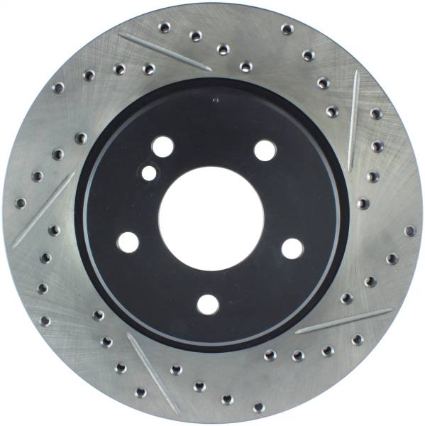 Stoptech - StopTech Sport Drilled/Slotted Brake Rotor; Rear Left