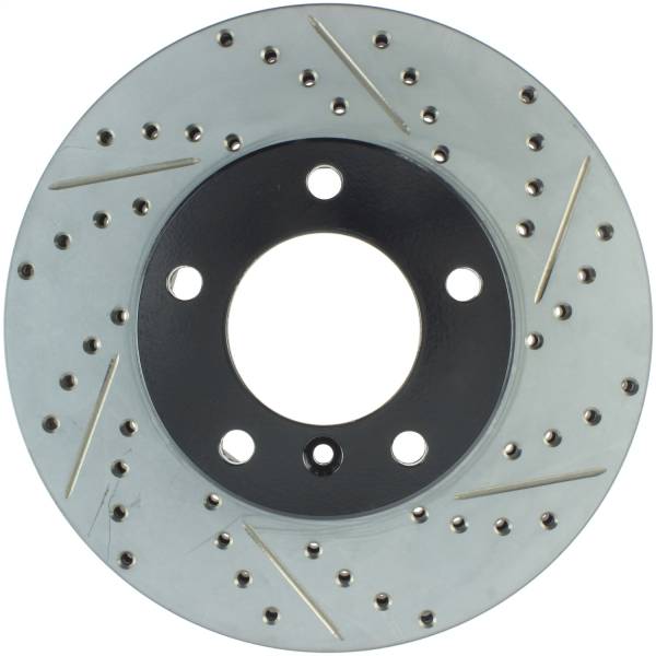 Stoptech - StopTech Sport Drilled/Slotted Brake Rotor; Front Left