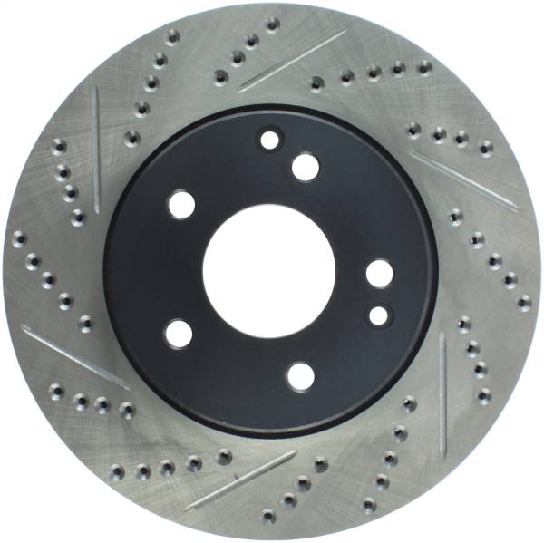 Stoptech - StopTech Sport Drilled/Slotted Brake Rotor; Front Right