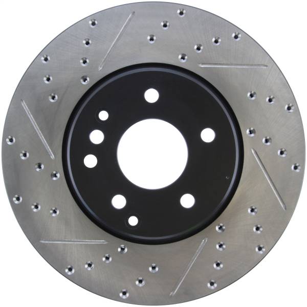 Stoptech - StopTech Sport Drilled/Slotted Brake Rotor; Front Right
