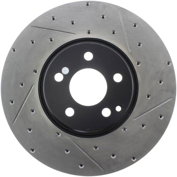 Stoptech - StopTech Sport Drilled/Slotted Brake Rotor; Front Left