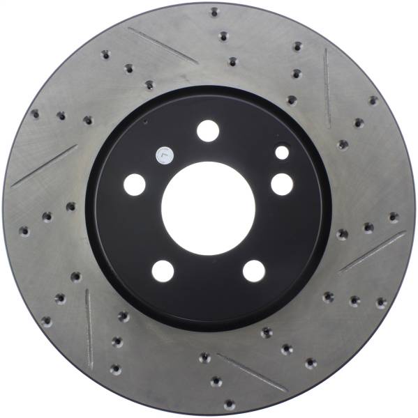 Stoptech - StopTech Sport Drilled/Slotted Brake Rotor; Front Left