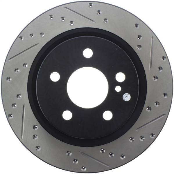 Stoptech - StopTech Sport Drilled/Slotted Brake Rotor; Rear Left