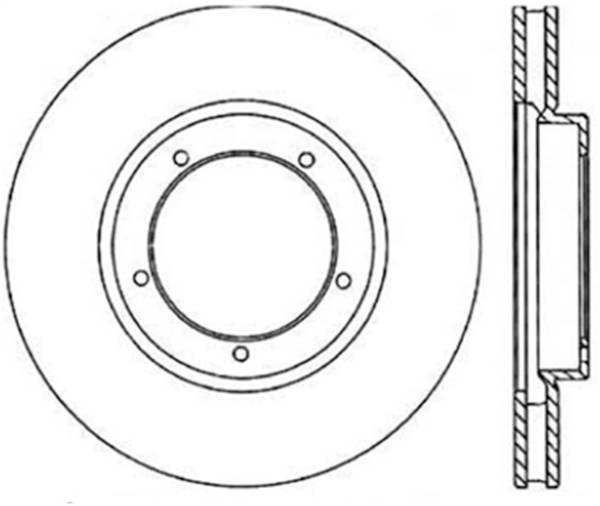 Stoptech - StopTech Sport Cryo Drilled/Slotted Brake Rotor; Front Left