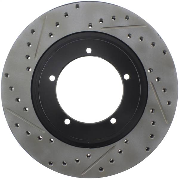 Stoptech - StopTech Sport Drilled/Slotted Brake Rotor; Front Right