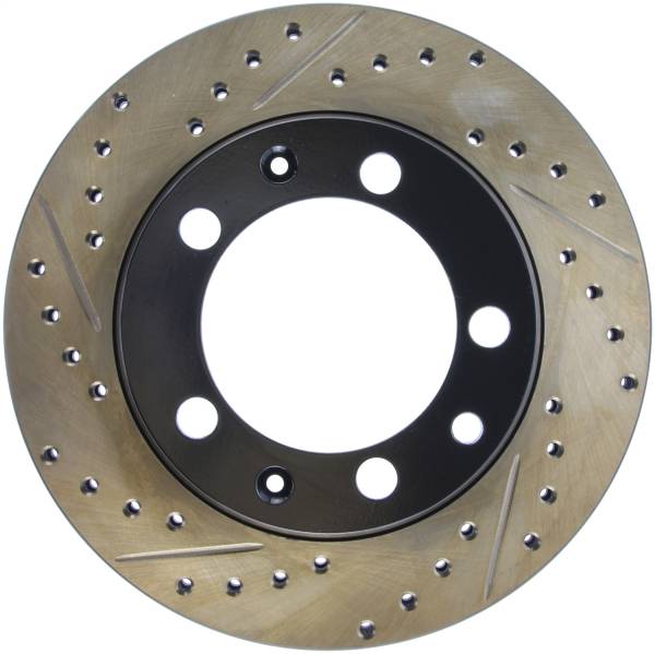 Stoptech - StopTech Sport Drilled/Slotted Brake Rotor; Rear Right