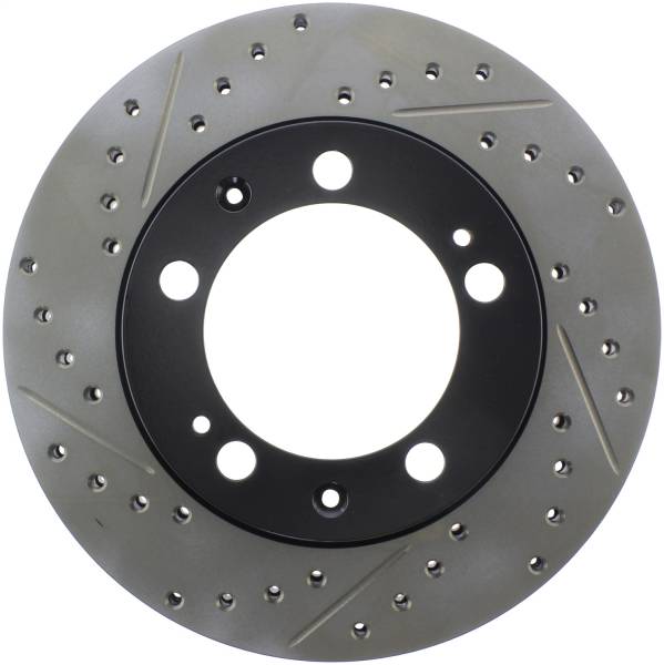 Stoptech - StopTech Sport Drilled/Slotted Brake Rotor; Front Right