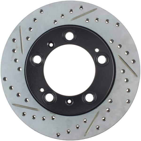 Stoptech - StopTech Sport Drilled/Slotted Brake Rotor; Rear Right