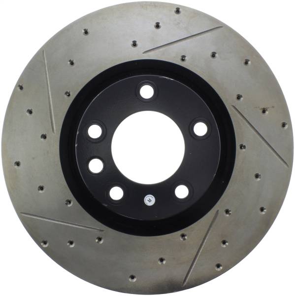 Stoptech - StopTech Sport Drilled/Slotted Brake Rotor; Front Right