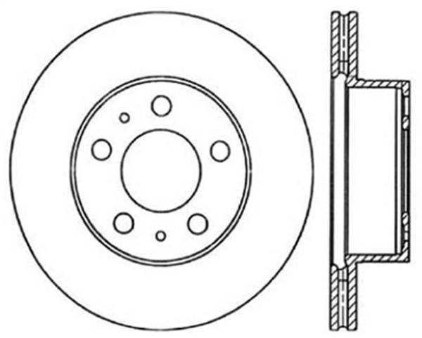 Stoptech - StopTech Sport Drilled/Slotted Brake Rotor Front Right 127.39006R