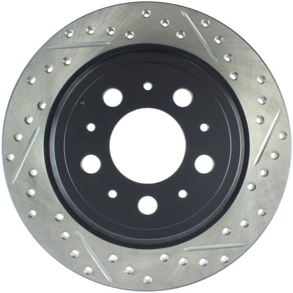 Stoptech - StopTech Sport Drilled/Slotted Brake Rotor Rear Left 127.39025L