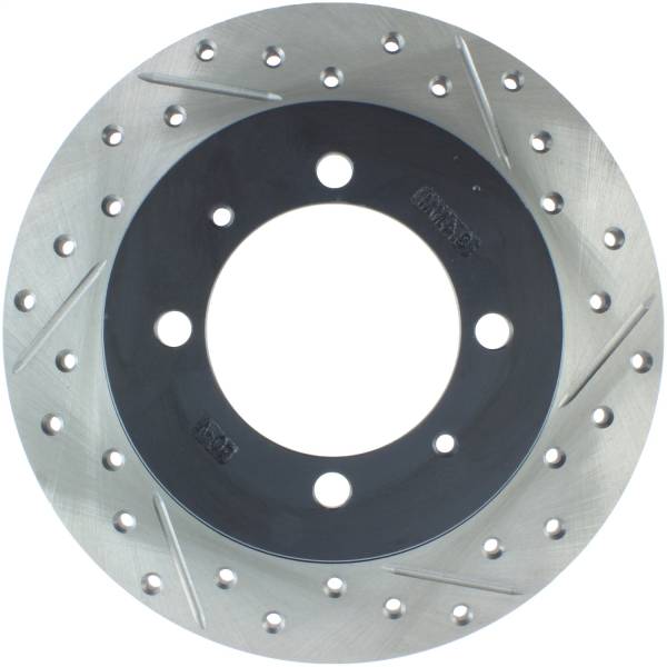 Stoptech - StopTech Sport Drilled/Slotted Brake Rotor Rear Left 127.39028L
