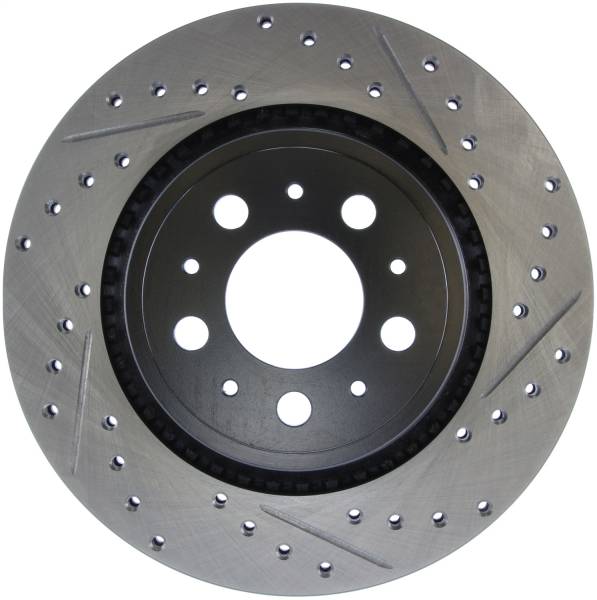 Stoptech - StopTech Sport Drilled/Slotted Brake Rotor Rear Left 127.39033L